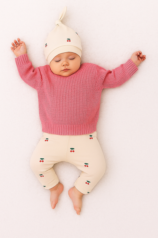 SET Conjunto 3 piezas y Sweater/ Regalo Personalizado Bebés 0-18 Meses